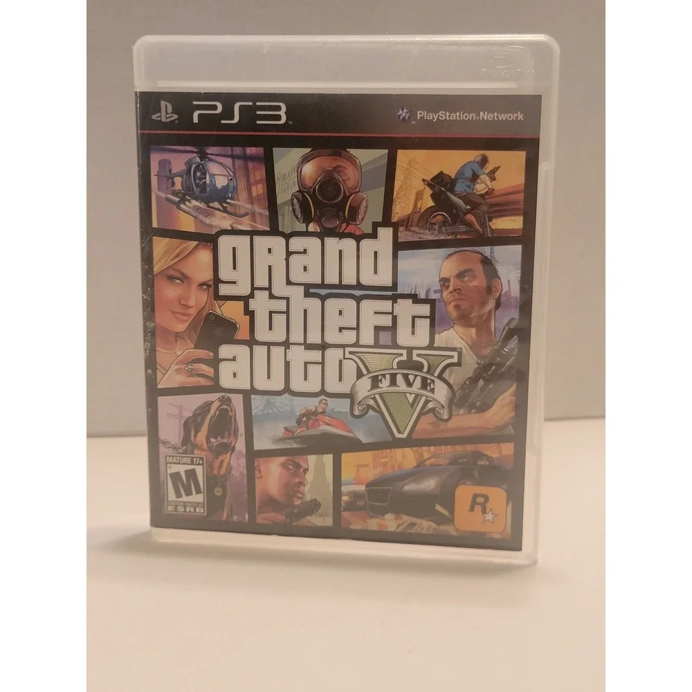 Grand Theft Auto 5 PS3 Playstation Game Multiplayer Playstation Network GTA V
